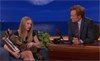 Taxidermy Collector Amanda Seyfried Recieves Stuffed Raccoon on Conan